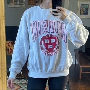 Vintage Reverse Weave Harvard Crewneck 90s